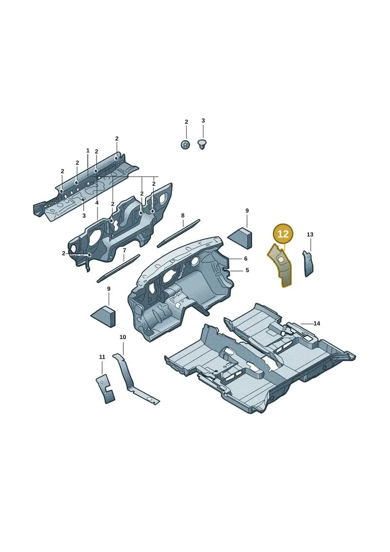 5E3864908 — Skoda Octavia (2021-) diagram 5dd863100, position 12