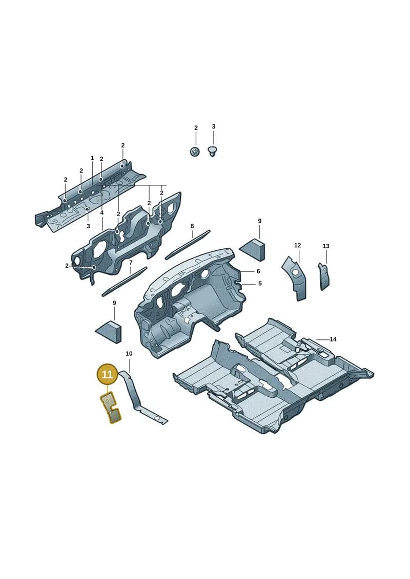 5E3864987 — Skoda Octavia (2021-) diagram 5dd863100, position 11