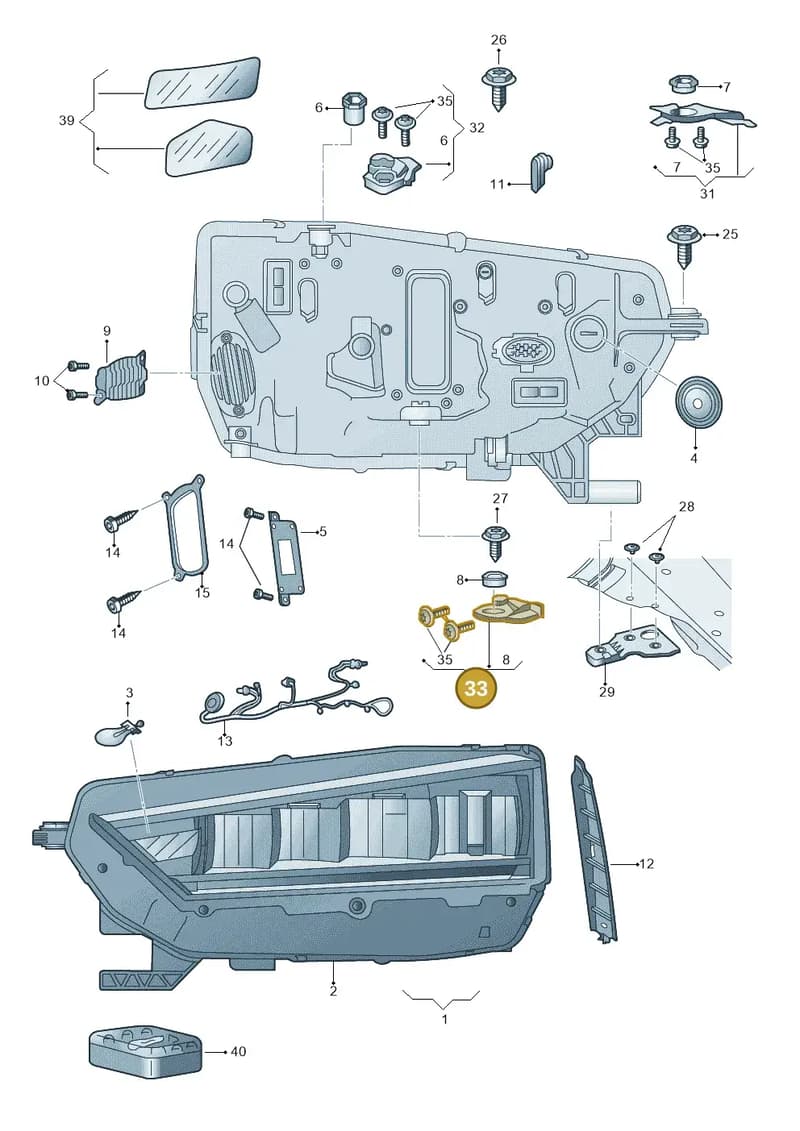 5E3941225C — Skoda Octavia (2019-2022) diagram 585941000, position 33