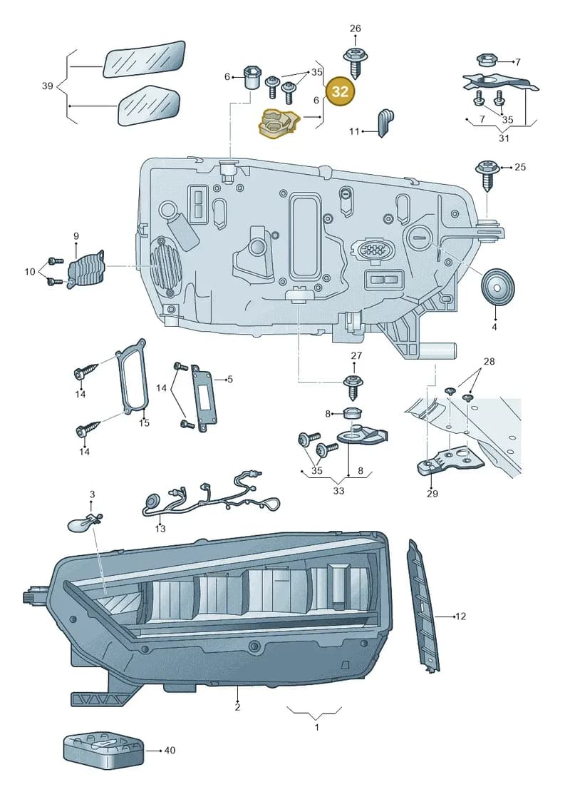 5E3941226A — Skoda Octavia (2019-2022) diagram 585941000, position 32