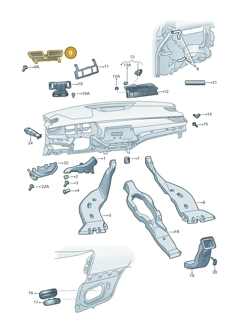 5E4819655 — Skoda Octavia (2019-2022) diagram 585819010, position 9