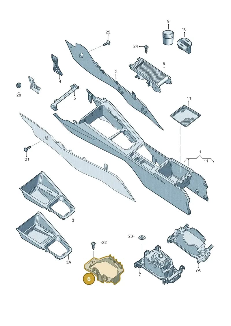 5E4862115 — Skoda Octavia (2019-2022) diagram 585863050, position 6