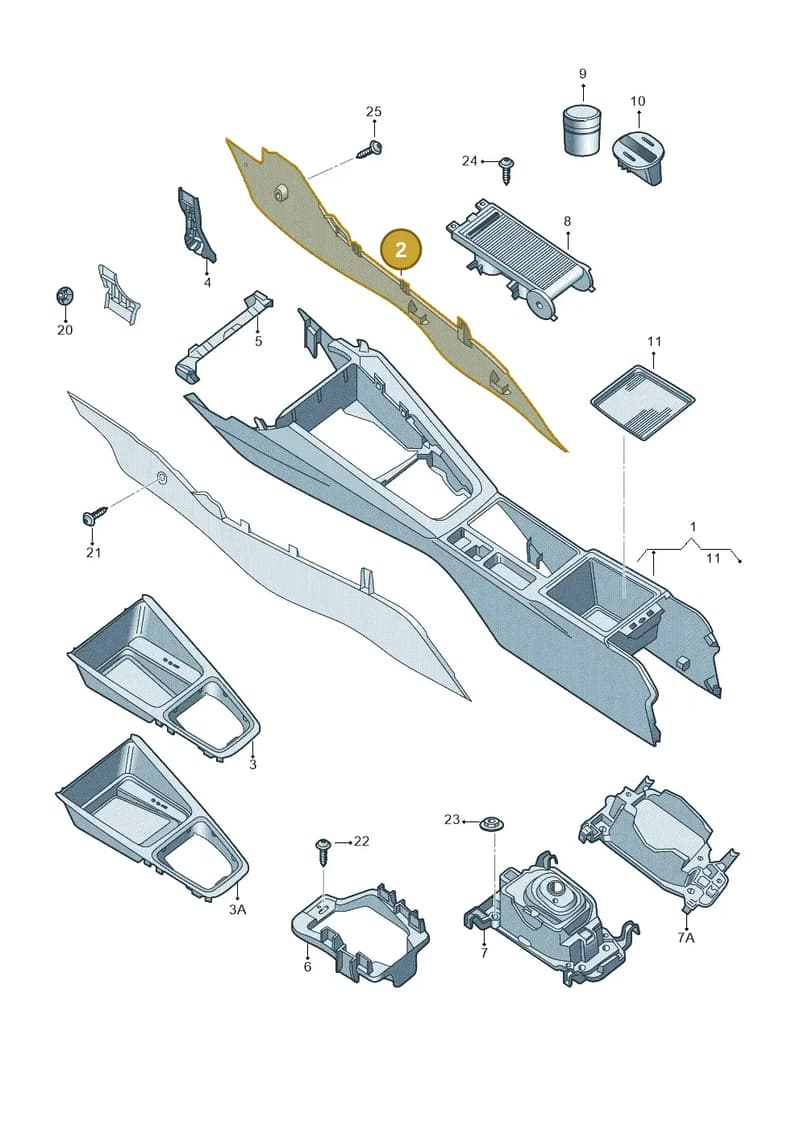 5E4863045B9B9 — Skoda Octavia (2019-2022) diagram 585863050, position 2