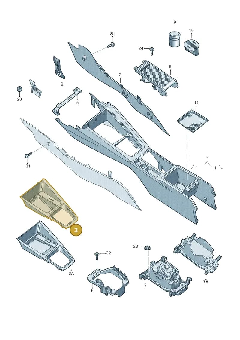 5E4863212D9B9 — Skoda Octavia (2019-2022) diagram 585863050, position 3
