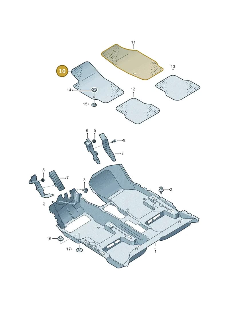 5E4864435CXMV — Skoda Octavia (2019-2022) diagram 585863000, position 10