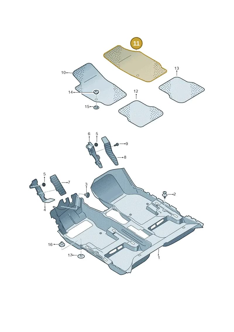 5E4864436CXMV — Skoda Octavia (2019-2022) diagram 585863000, position 11