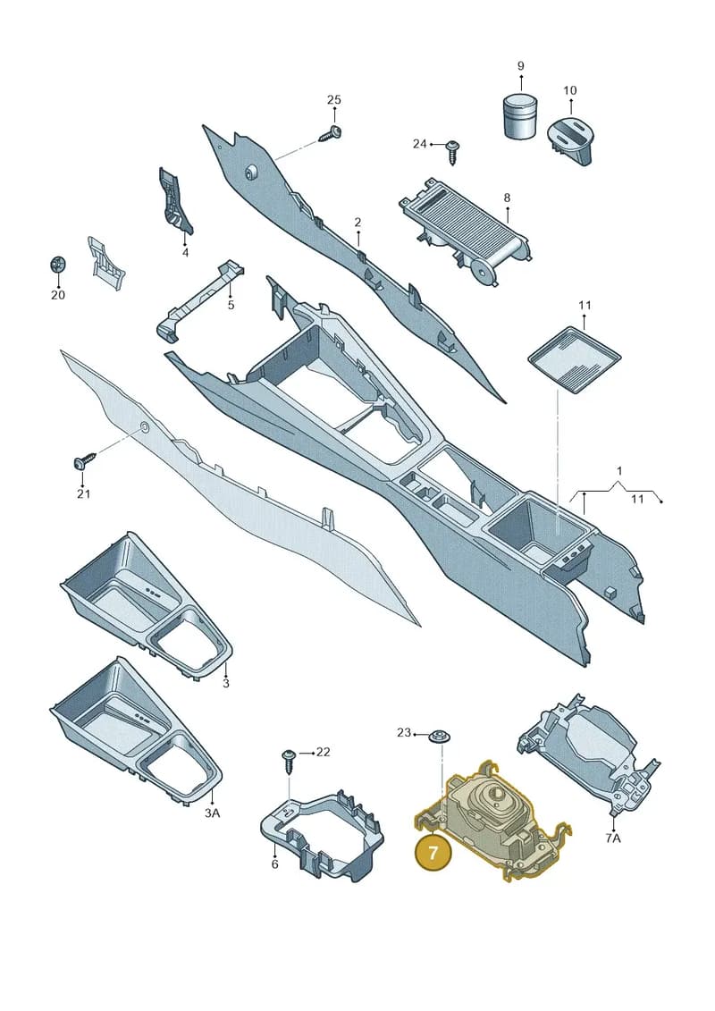 5E4864453C — Skoda Octavia (2019-2022) diagram 585863050, position 7