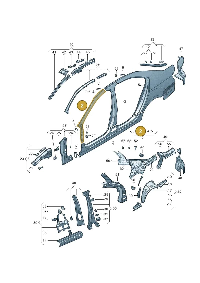 5E5809601A — Skoda Octavia (2017-2020) diagram 753809300, position 2