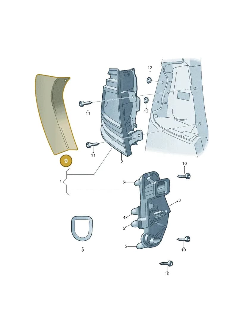 5E5945312A — Skoda Octavia (2017-2020) diagram 805945000, position 9