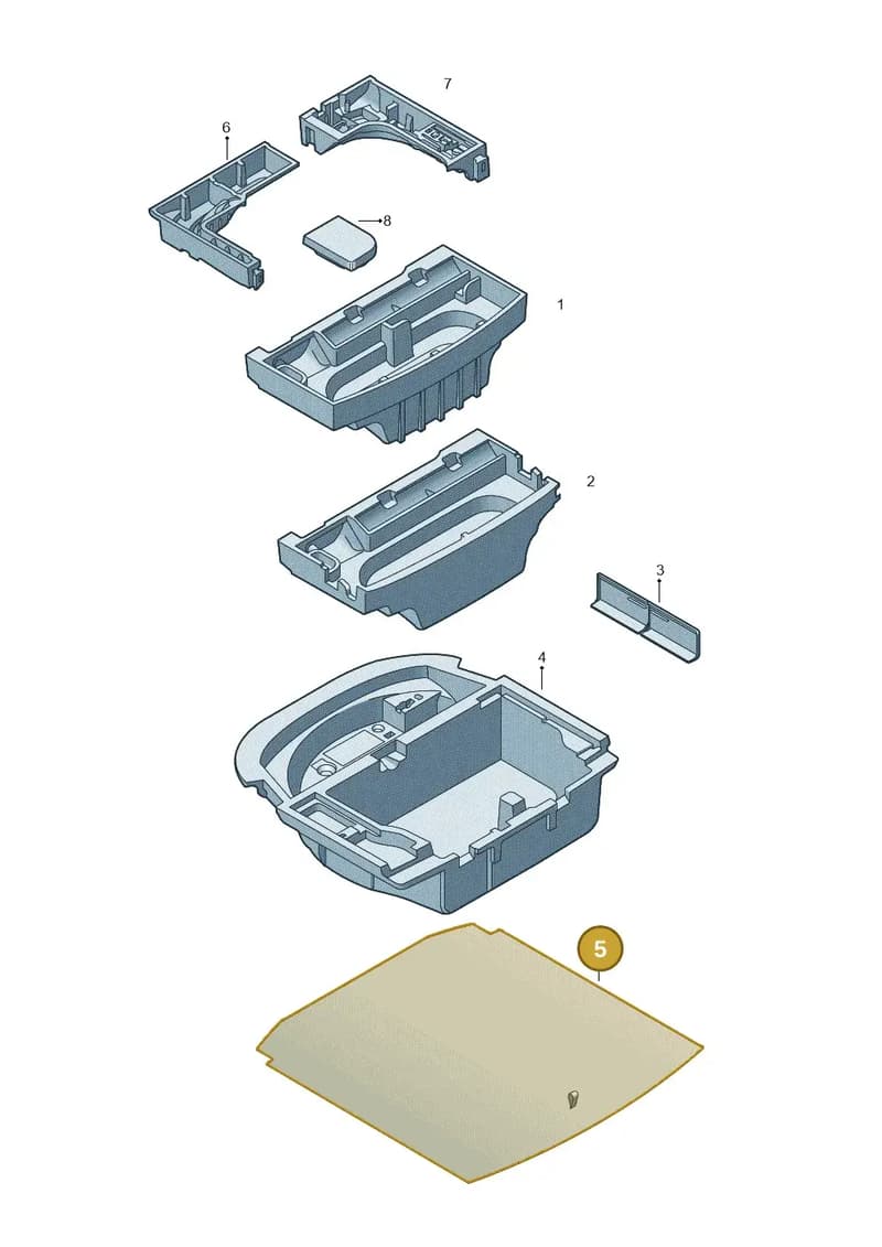 5E6863463WR9 — Skoda Octavia (2019-2022) diagram 585863030, position 5