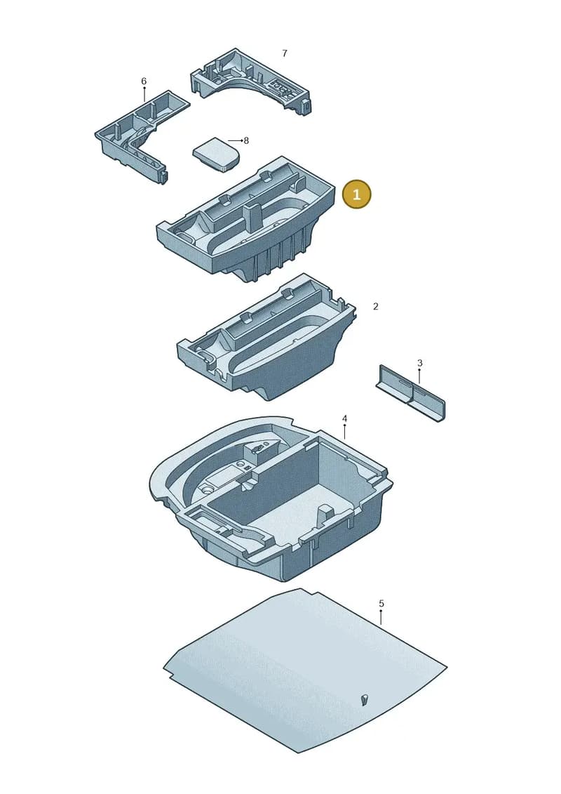 5E6863957B — Skoda Octavia (2019-2022) diagram 585863030, position 1