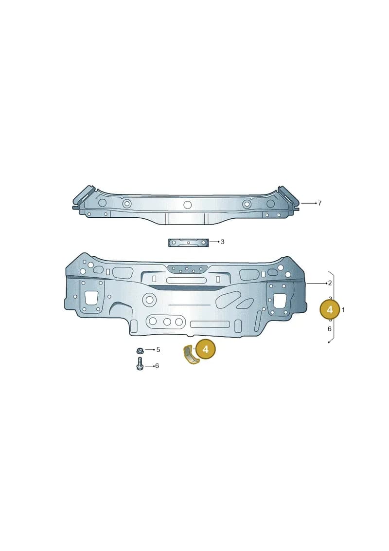 5E7802371 — Skoda Octavia (2019-2022) diagram 585813010, position 4