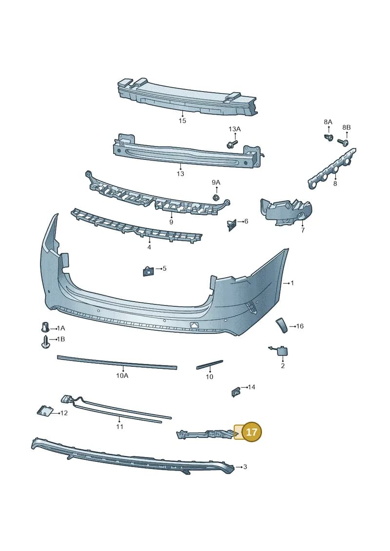 5E7807364 — Skoda Octavia (2019-2022) diagram 585807070, position 17