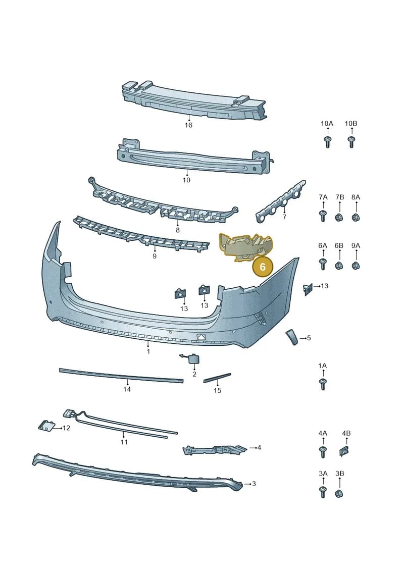 5E7807378 — Skoda Octavia (2019-2022) diagram 585807090, position 6