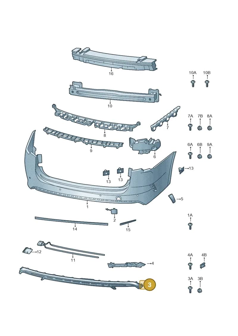 5E7807521EF9R — Skoda Octavia (2019-2022) diagram 585807090, position 3