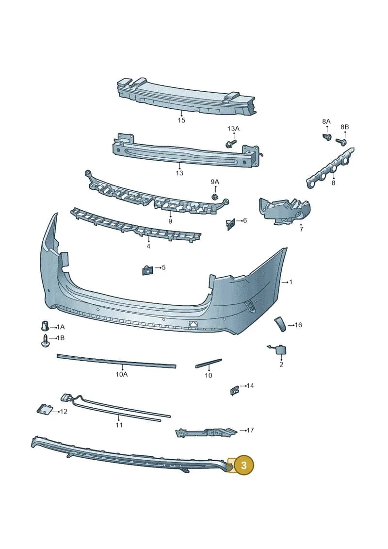 5E7807521EF9R — Skoda Octavia (2019-2022) diagram 585807070, position 3