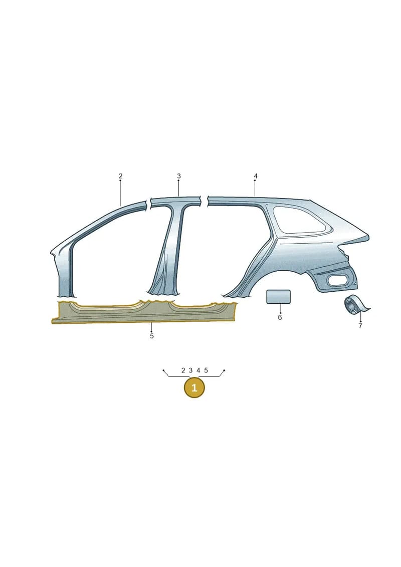 5E7809605 — Skoda Octavia (2019-2022) diagram 585809060, position 1