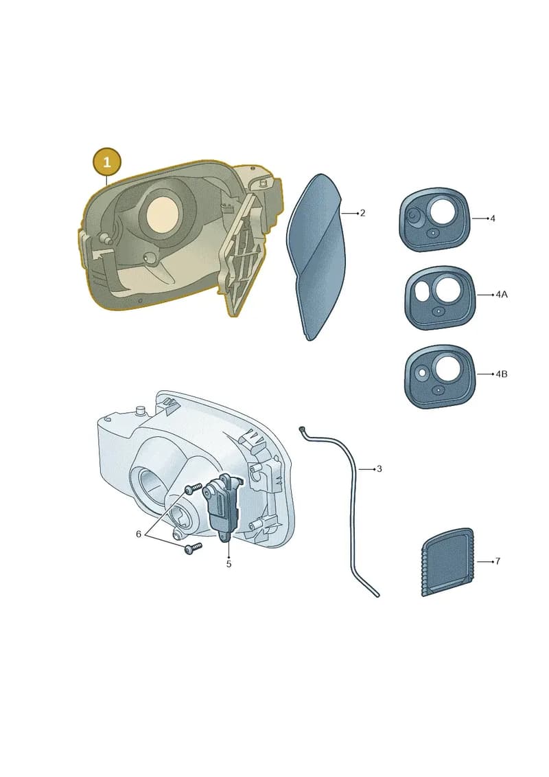 5E7809702 — Skoda Octavia (2019-2022) diagram 585809070, position 1