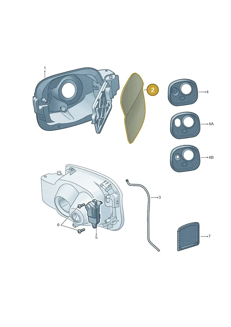 5E7809909GRU — Skoda Octavia (2019-2022) diagram 585809070, position 2