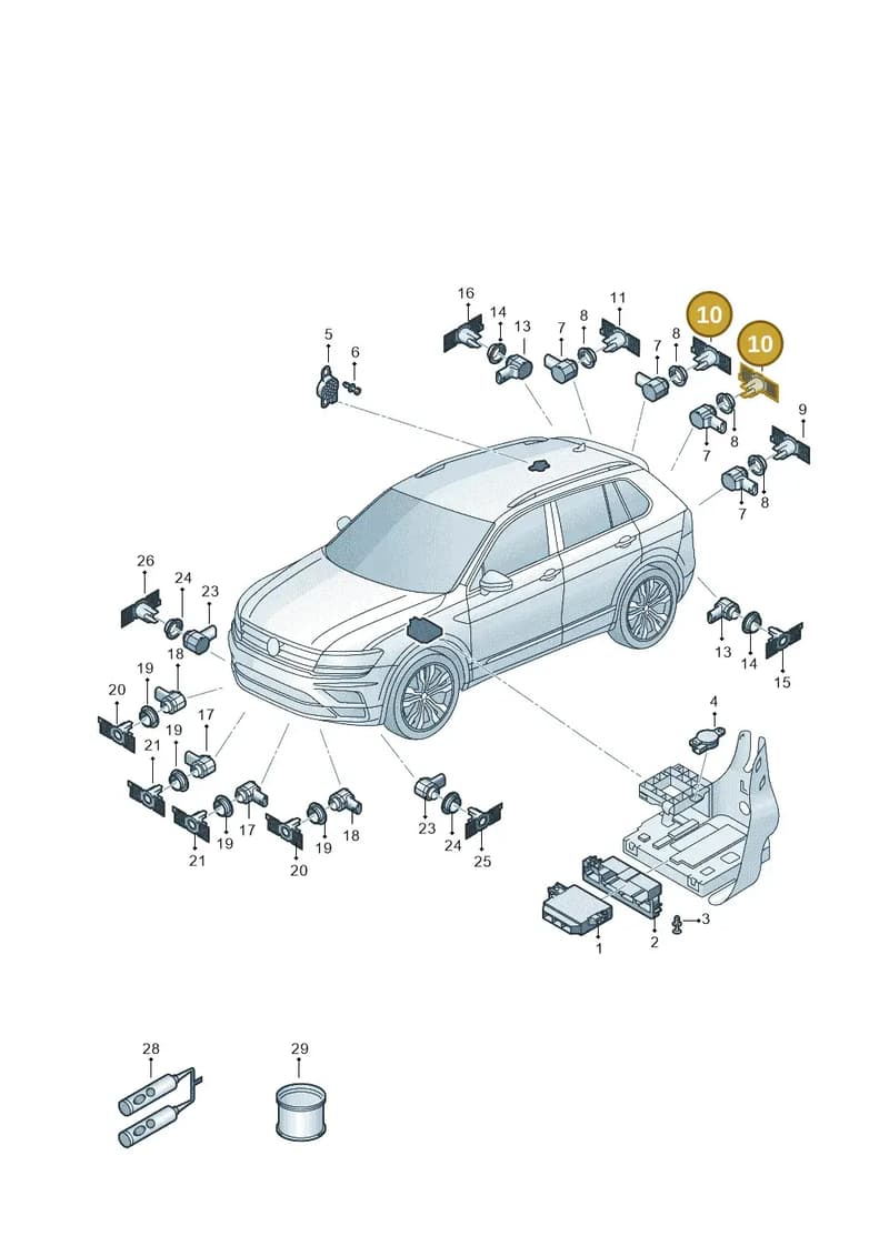 5E7919486E — Skoda Octavia (2019-2022) diagram 804919500, position 10