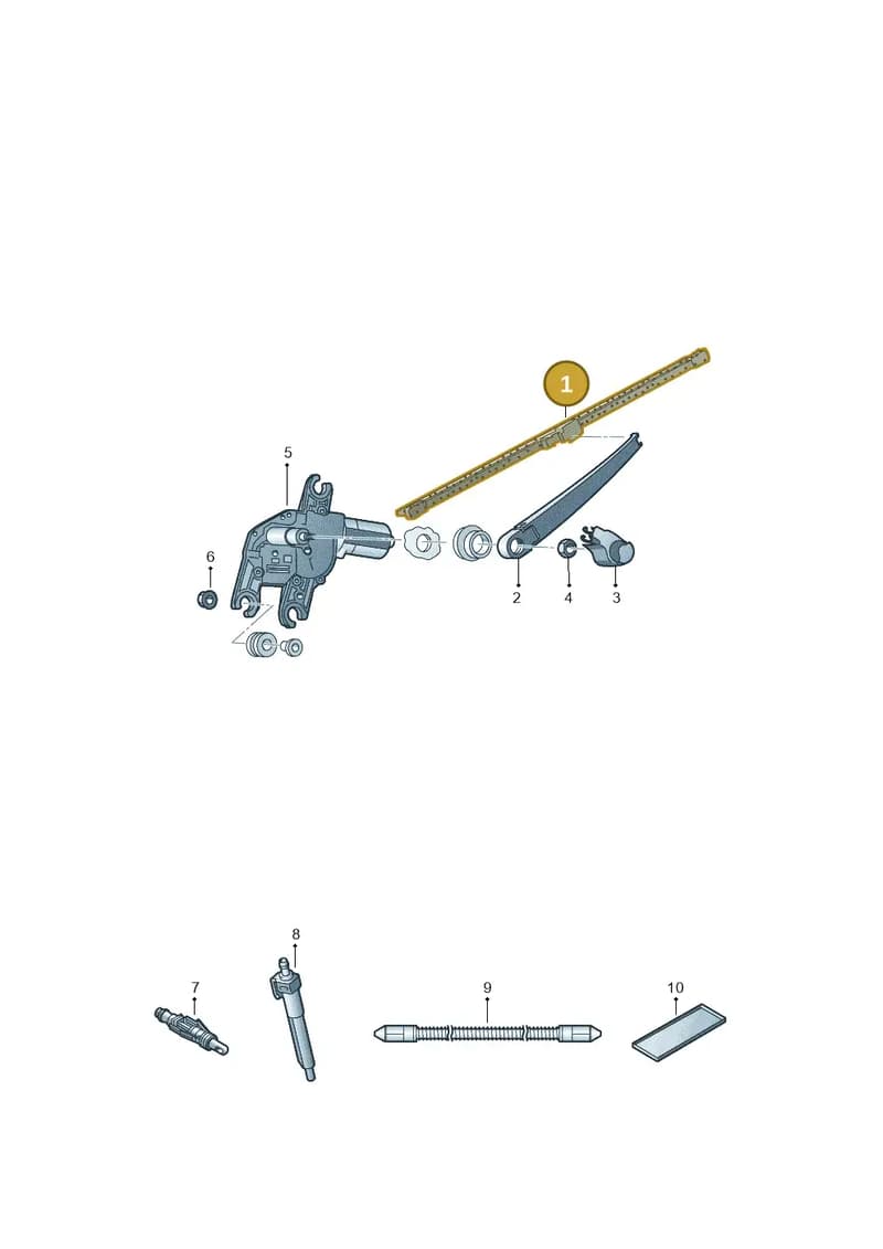 5E7955425 — Skoda Octavia (2019-2022) diagram 584955030, position 1