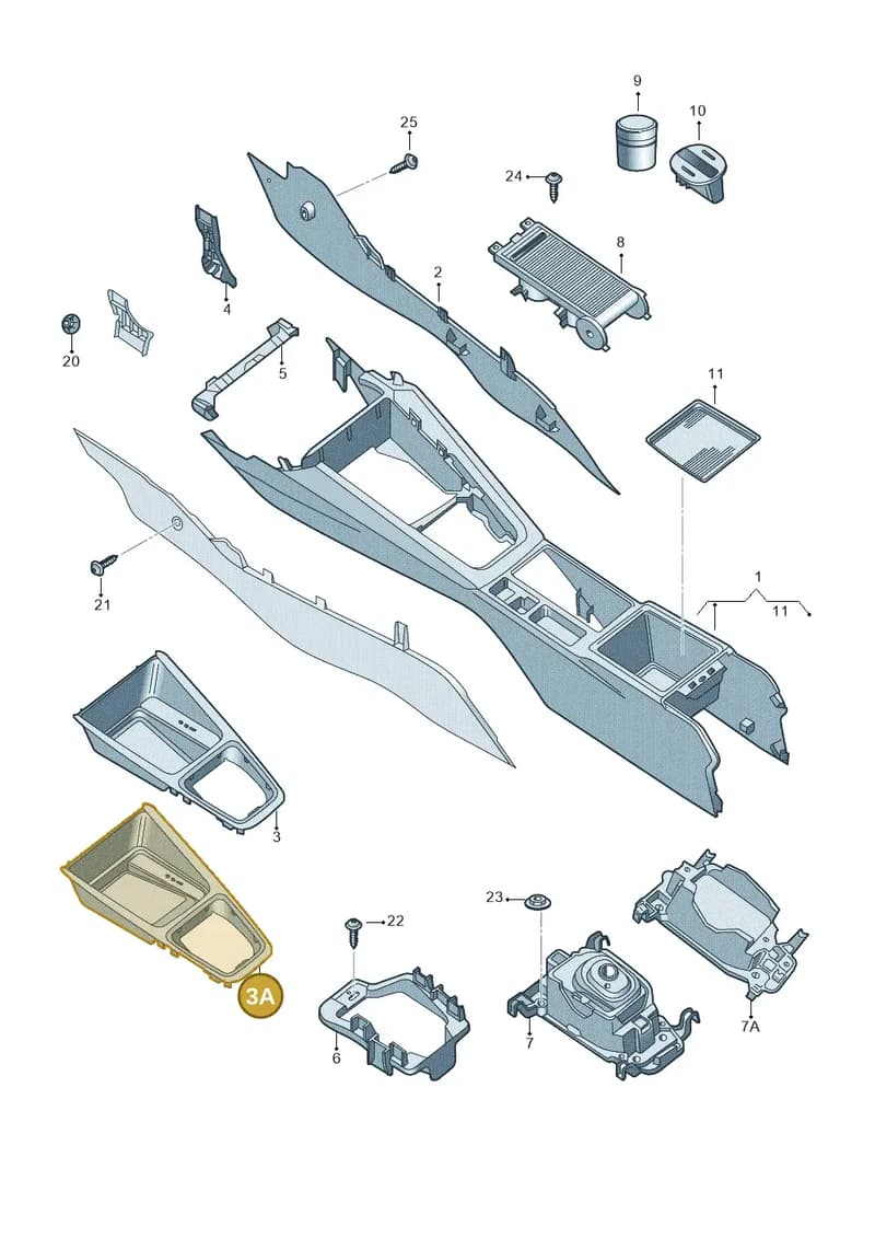 5E8863212E041 — Skoda Octavia (2019-2022) diagram 585863050, position 3A