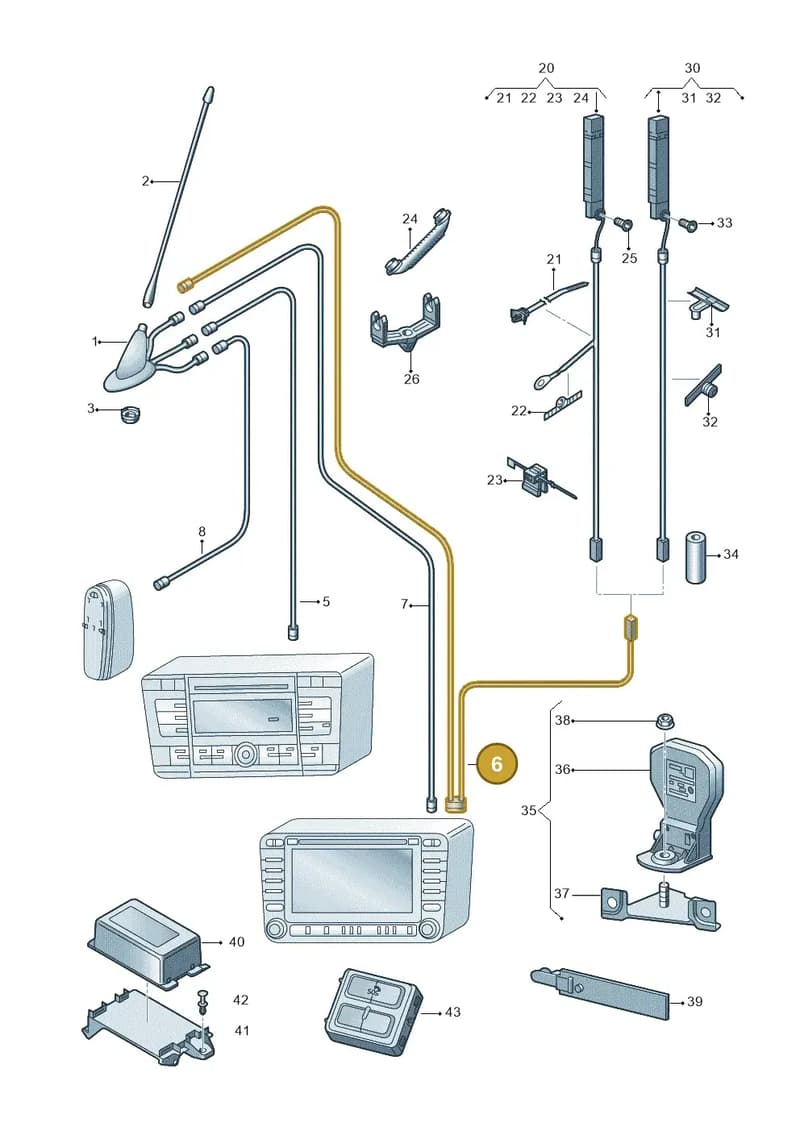 5E9035550N — Skoda Octavia (2012-2017) diagram 753000080, position 6