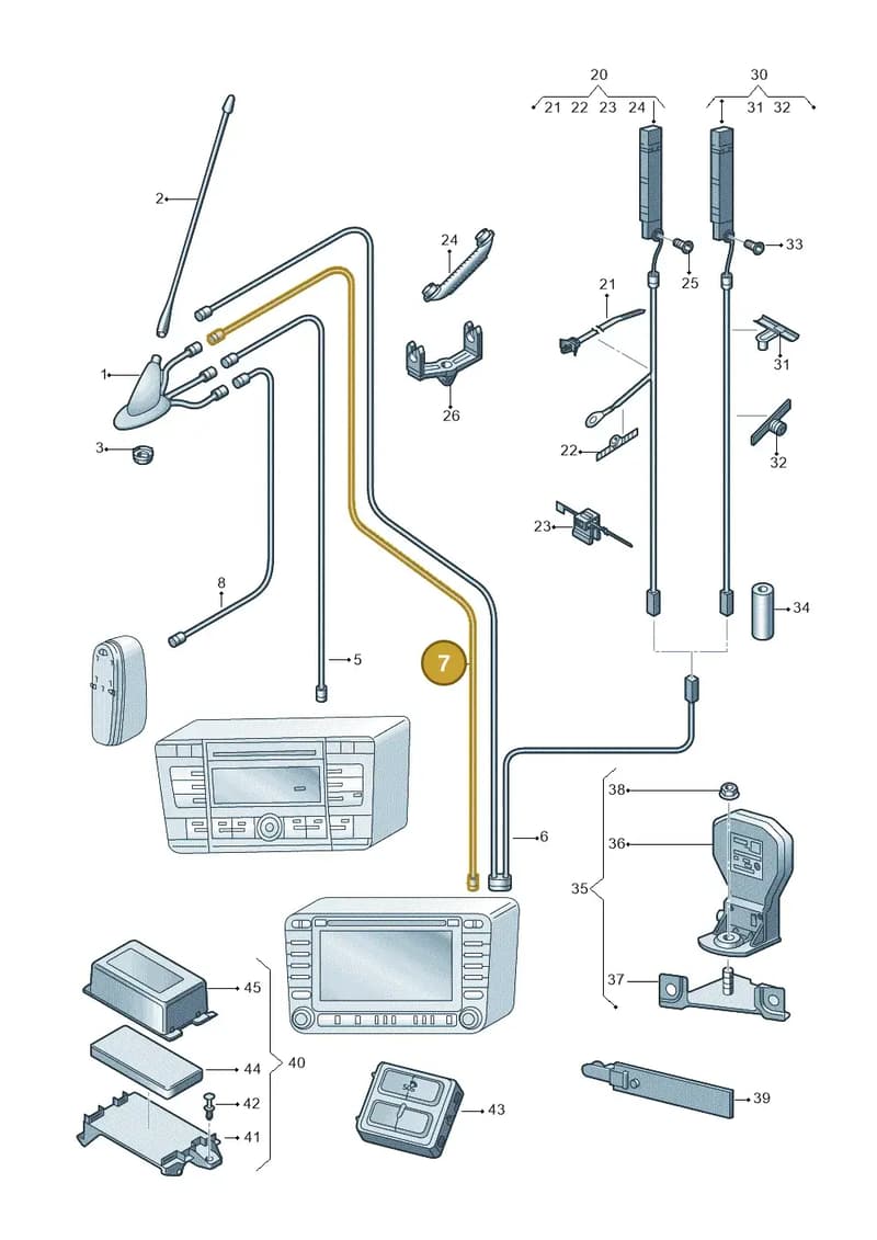5E9035572A — Skoda Octavia (2017-2020) diagram 805035025, position 7
