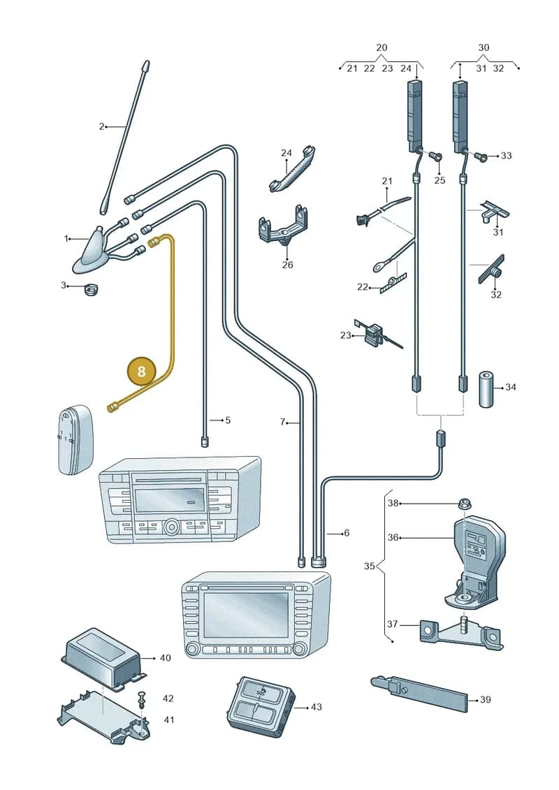 5E9035723 — Skoda Octavia (2012-2017) diagram 753000080, position 8