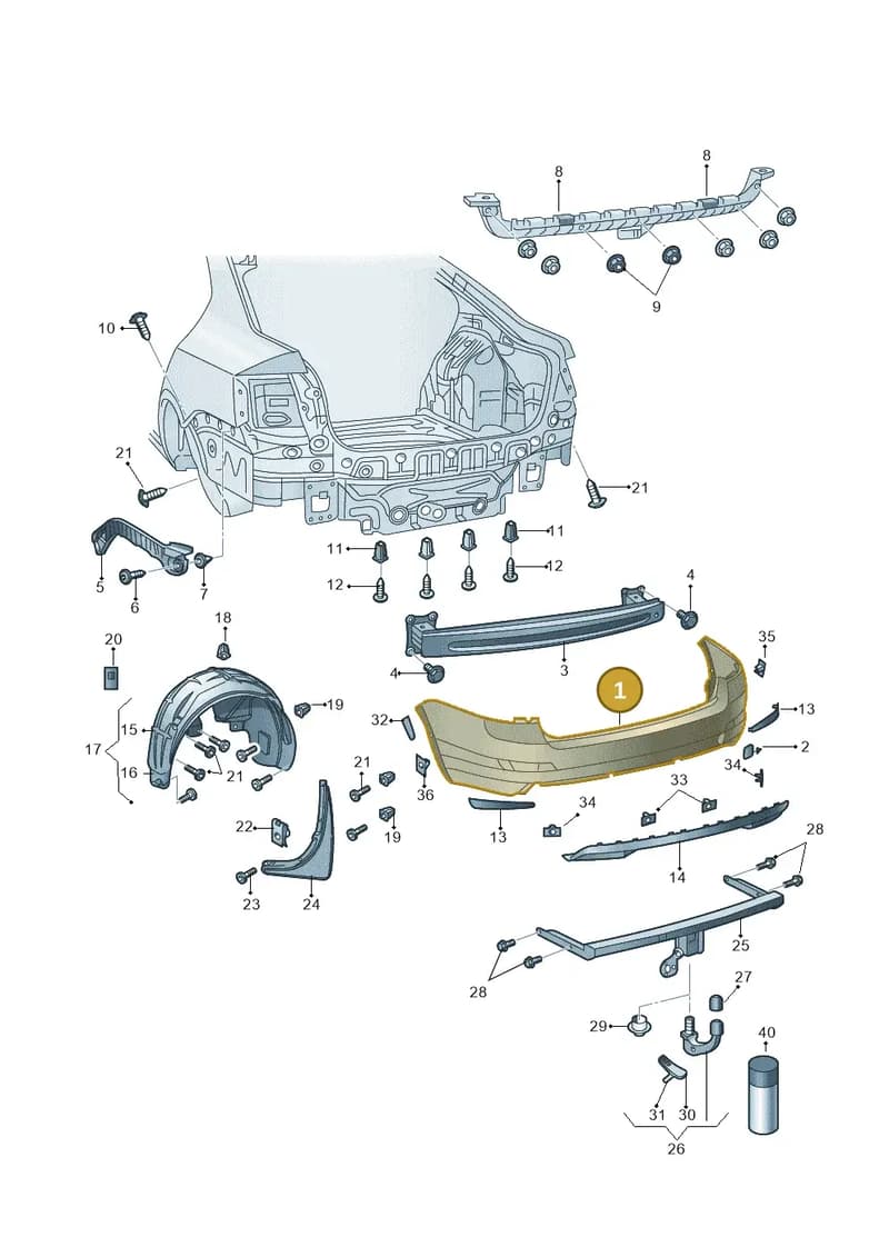 5E9807421G — Skoda Octavia (2017-2020) diagram 805807500, position 1