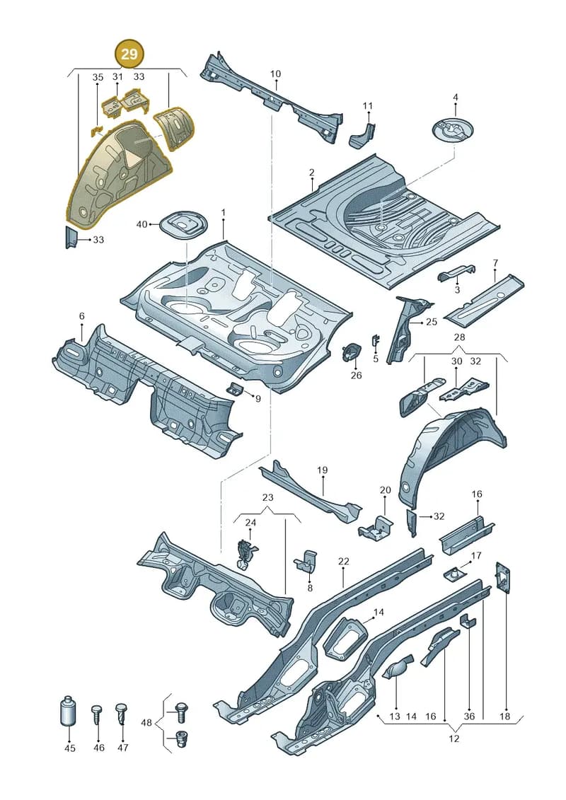 5E9809852B — Skoda Octavia (2017-2020) diagram 763803200, position 29