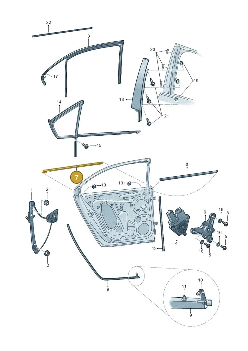 5E9839476DJV1 — Skoda Octavia (2017-2020) diagram 805839060, position 7