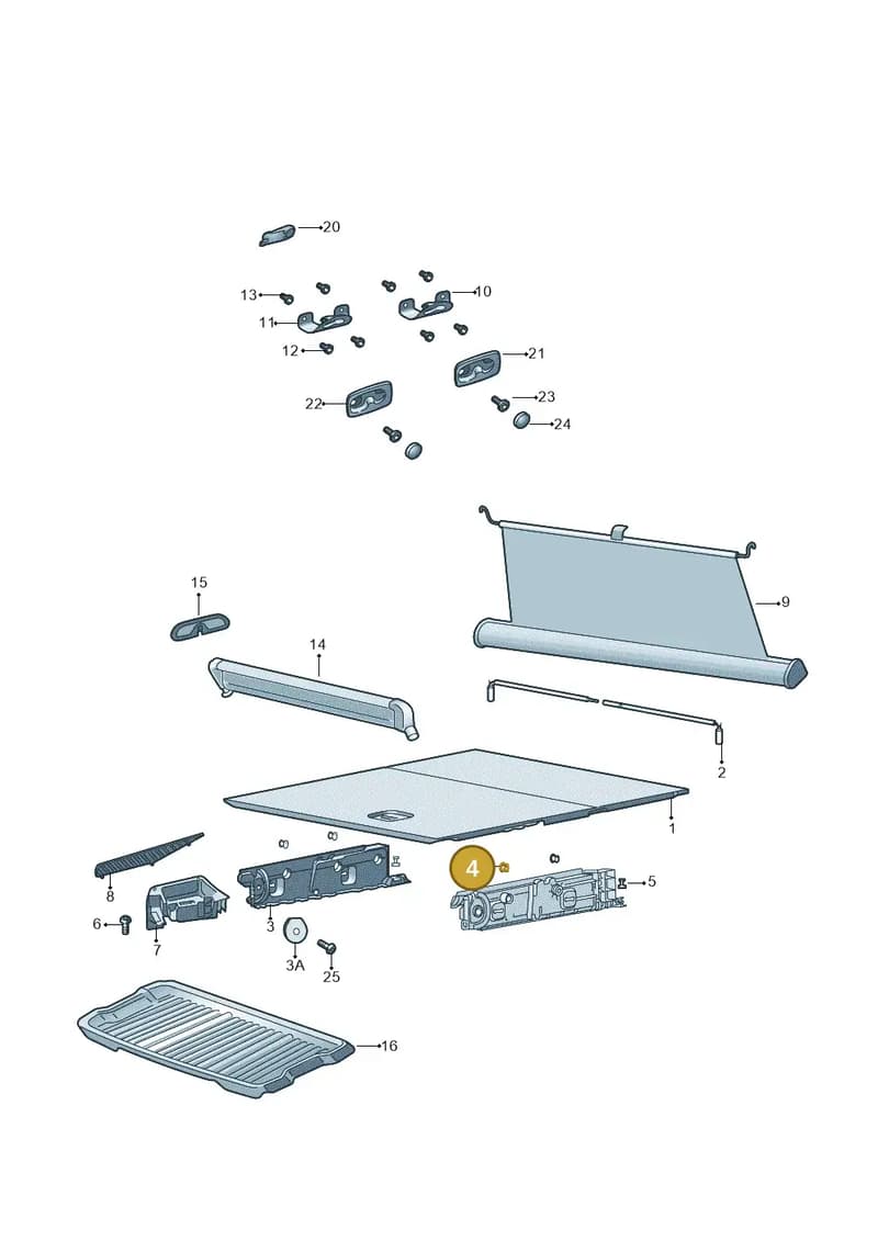 5E9853909A9B9 — Skoda Superb Combi (2015-2024) diagram 851867860, position 4