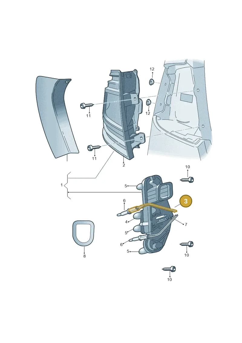 5E9945257A — Skoda Octavia (2012-2017) diagram 753945000, position 3
