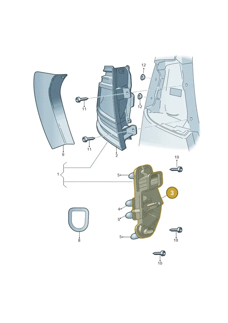 5E9945257A — Skoda Octavia (2017-2020) diagram 805945000, position 3