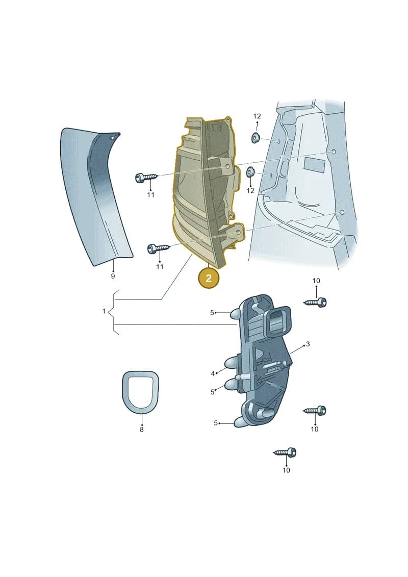 5E9945712A — Skoda Octavia (2017-2020) diagram 805945000, position 2