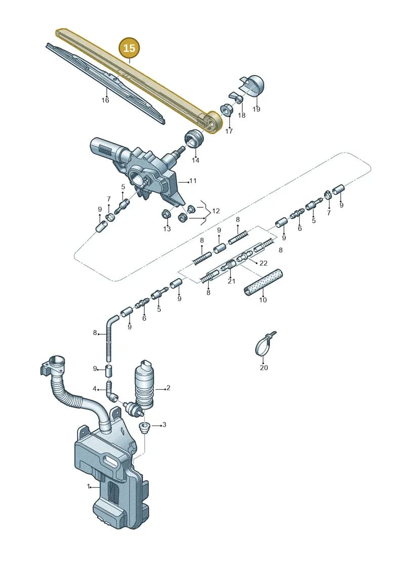 5E9955707A — Skoda Octavia (2012-2017) diagram 745955200, position 15