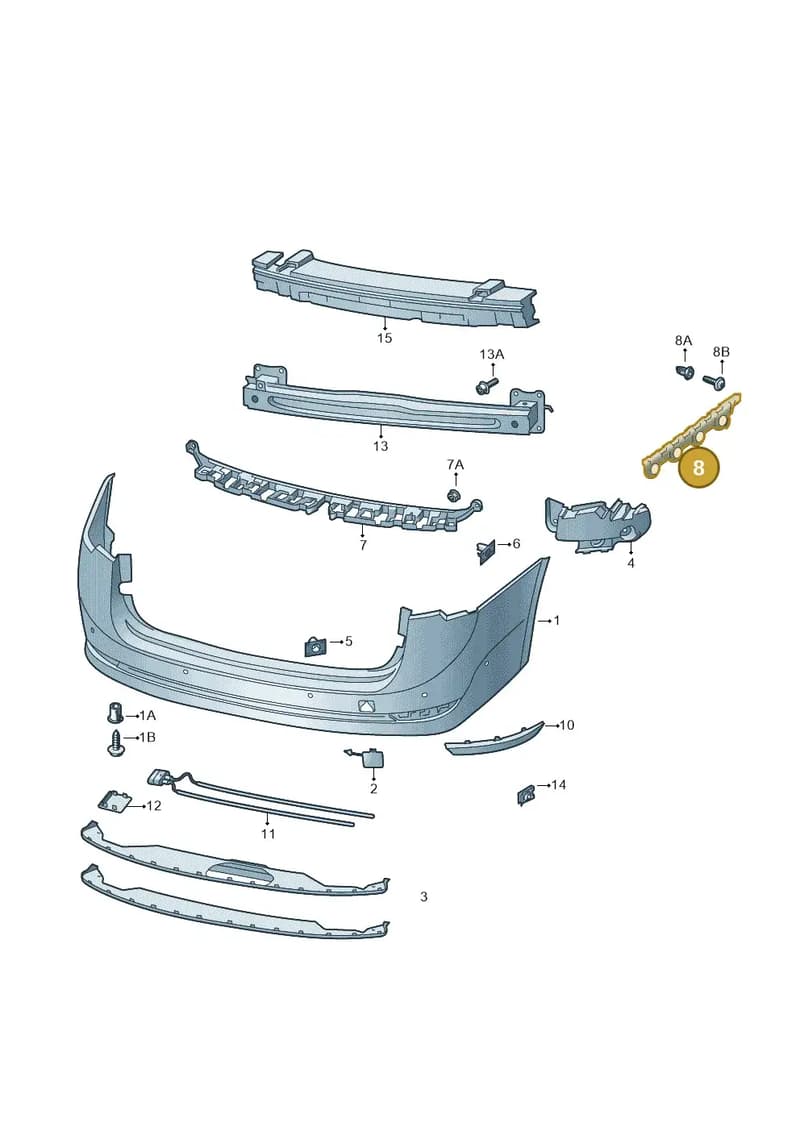5ER807394 — Skoda Octavia (2019-2022) diagram 585807050, position 8