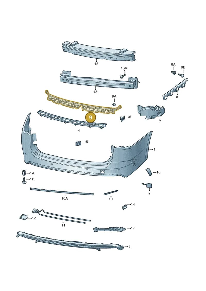 5ER807863 — Skoda Octavia (2019-2022) diagram 585807070, position 9