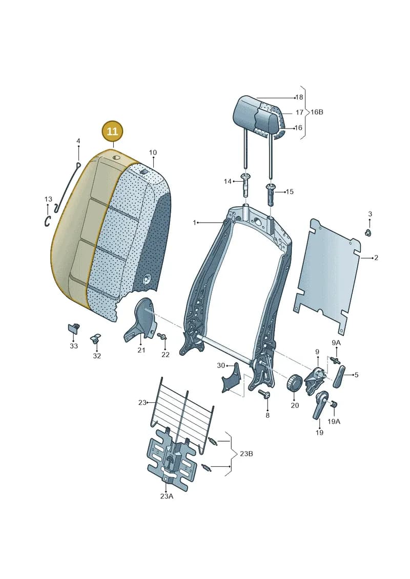 5EU881806SSKM — Skoda Octavia (2017-2020) diagram 753881500, position 11