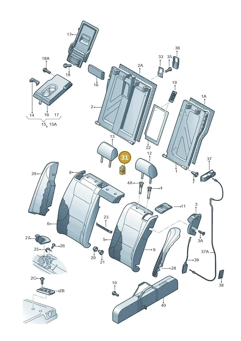 5EU8867479B9 — Skoda Octavia (2017-2020) diagram 753885700, position 31