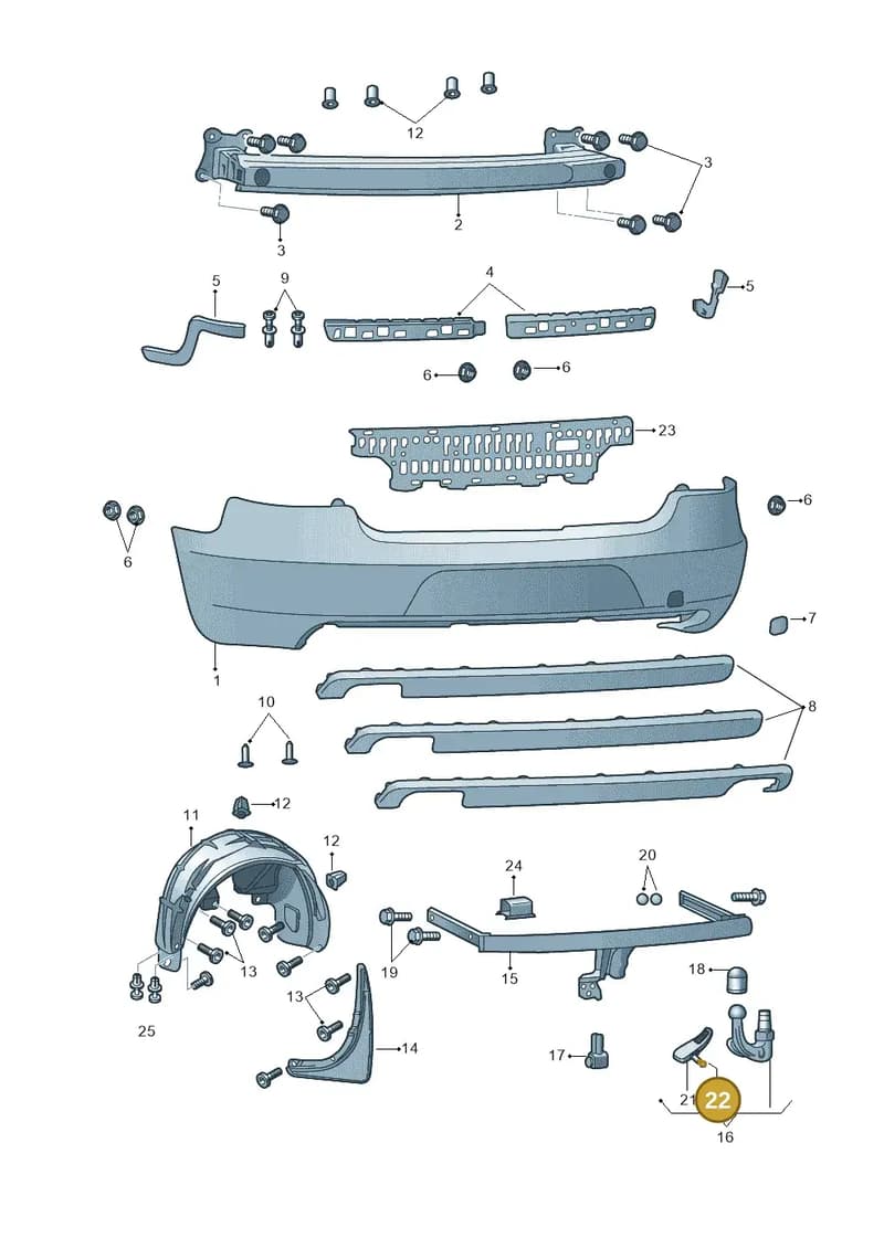 5J0803928 — Skoda Superb comfort (2008-2013) diagram 632807500, position 22