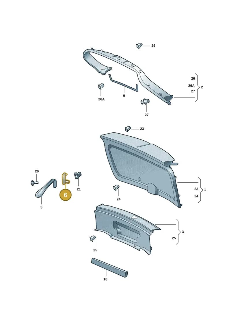 5J0868775 — Skoda Octavia (2021-) diagram 5dd867090, position 6
