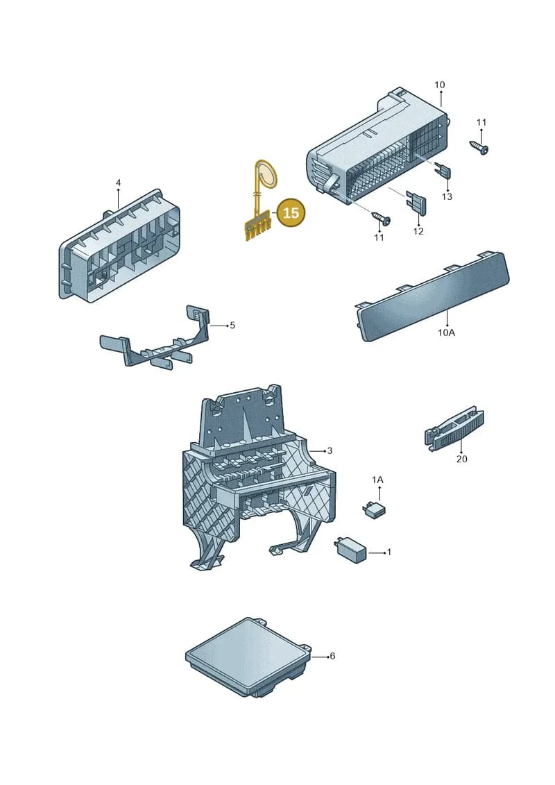5J0937524A — Skoda Rapid (2012-2022) diagram 481937000, position 15