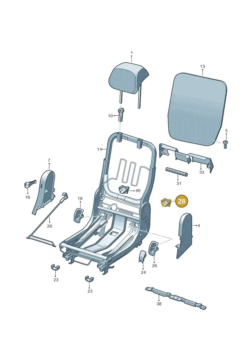 5J7885879A9B9 — Skoda Karoq (2017-2023) diagram 834000090, position 28