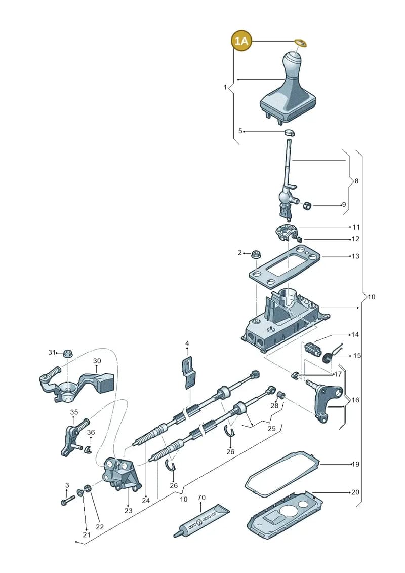 5JA798116C — Skoda Citigo (2011-2019) diagram 723711300, position 1A