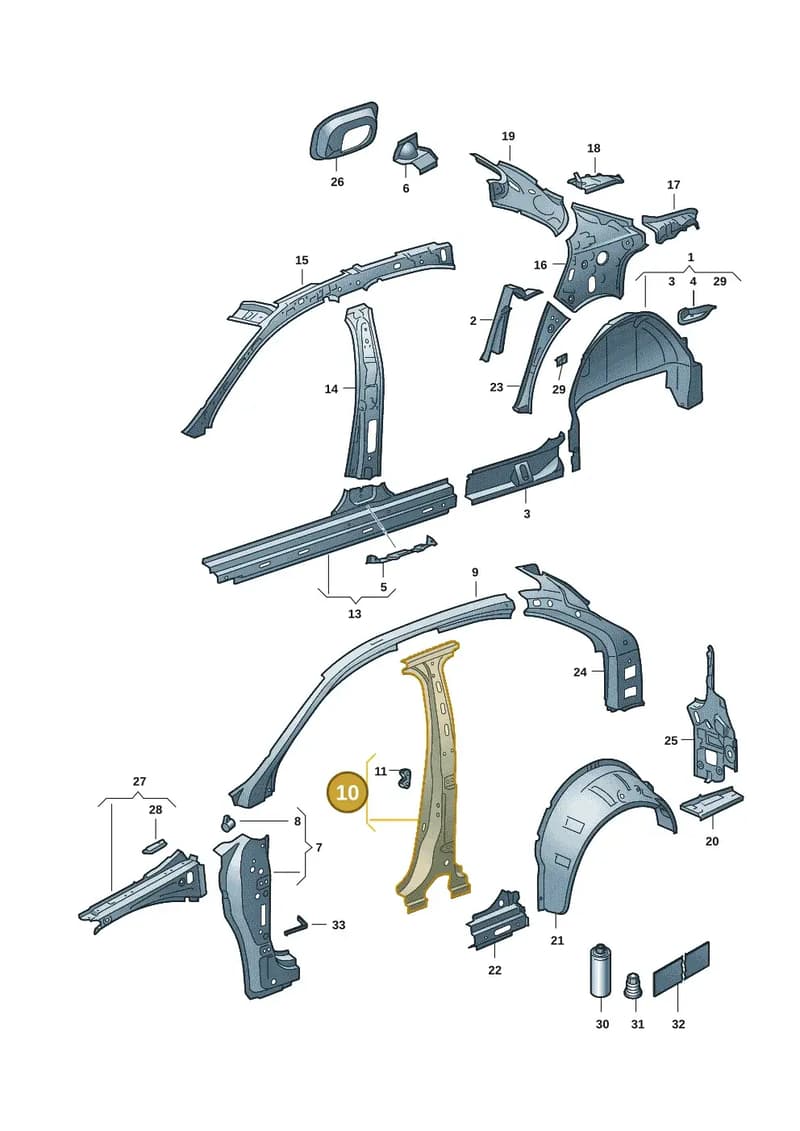 5JA809220 — Skoda Rapid (2012-2022) diagram 62x809030, position 10