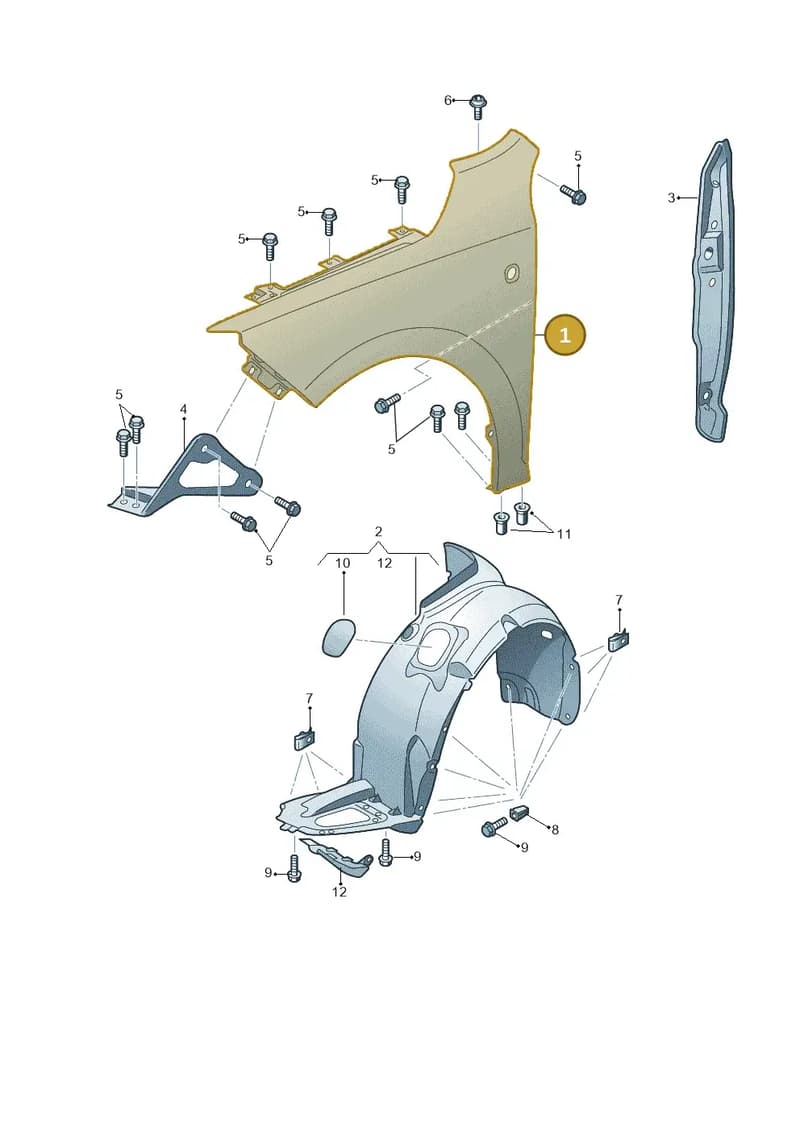 5JA821021D — SEAT Toledo (2015-2019) diagram 740821000, position 1