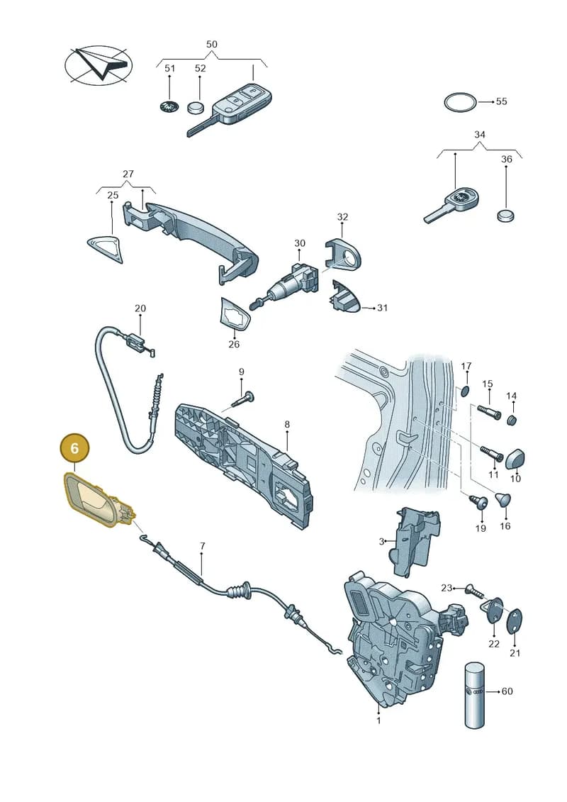5JA837221C2ZZ — Skoda Rapid (2012-2022) diagram 727837000, position 6