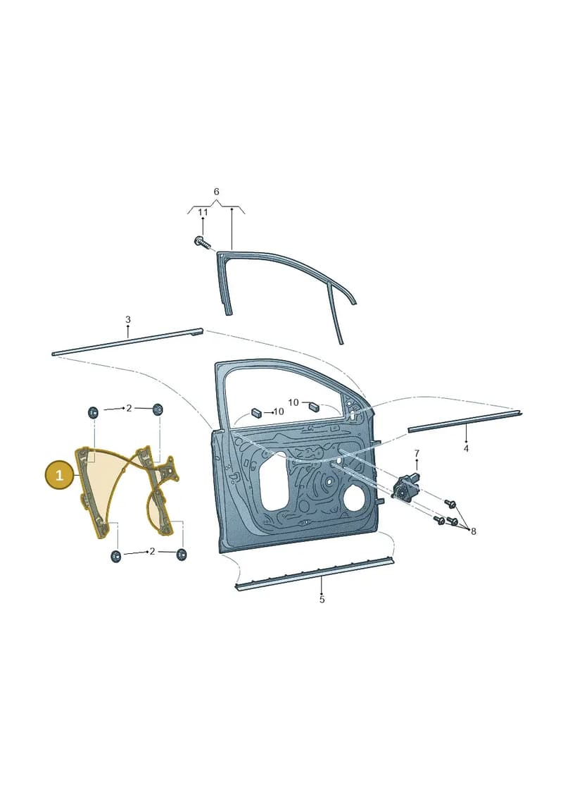 5JA837461A — Skoda Rapid (2012-2022) diagram 740837065, position 1